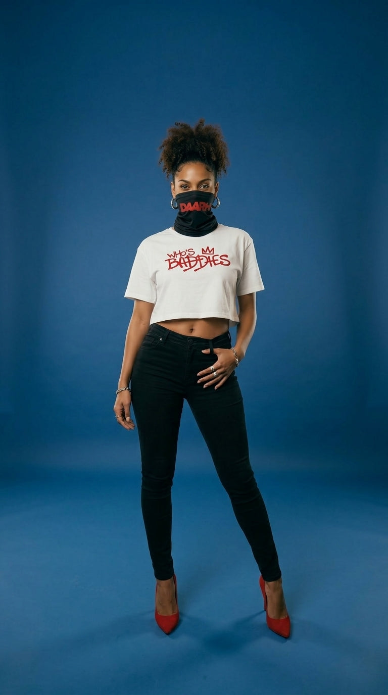 Who's BADDIES- T-Shirt - Crop Top